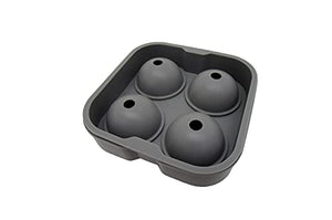 Handy Gourmet Ice Ball Tray - Slow, Long Lasting Melt - GRAY - Large Ice Ball Perfect for Cocktails, Sodas, & More!
