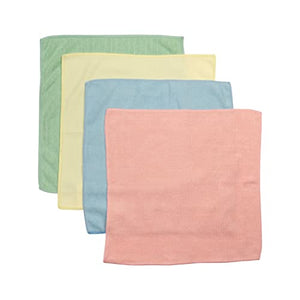 Set of 4 Multi-Purpose Microfiber Cloths - Different Textured Cloths for Specific uses